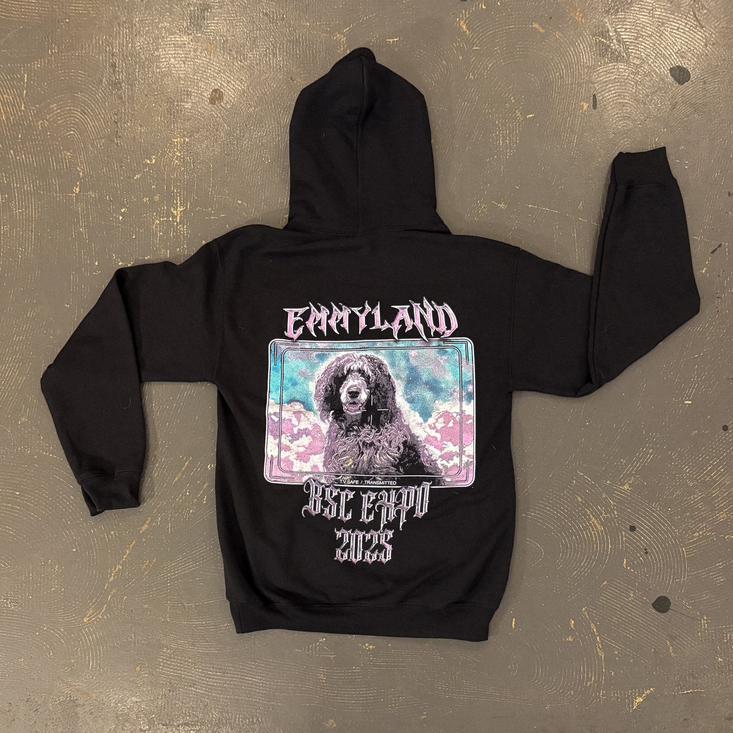 Metal Era Moon Pink Hoodie