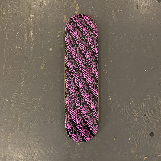 Pink Monogram Skateboard Deck